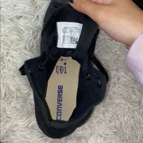 All black high top converse! - Picture 5 of 5
